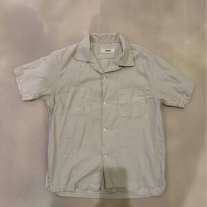 Buck Mason Casual Button Down Shirt - Light Gray